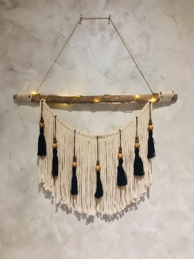 Bois flotté guirlande lumineuse